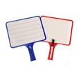 thumbnail image 4 of KleenSlate Blank/Lined 2-Sided Rectangular Dry Erase Paddles with Markers, Set of 10, 4 of 4