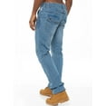 thumbnail image 4 of Enzo Mens Straight Leg Jeans Designer Denim Trousers, 4 of 7