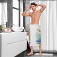thumbnail image 6 of Peacock Bird Bath Towel Wrap for Man Adjustable Shower Wrap Button Closure Body Towel for Sauna Gym, 6 of 7