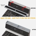 thumbnail image 5 of SpaceAid 30" Bamboo Magnetic Stove Top Shelf Organizer, Kitchen Storage Rack for Stove, Gray, 5 of 7