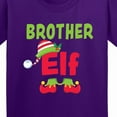 thumbnail image 4 of Inktastic Christmas Brother Elf Youth T-Shirt, 4 of 5