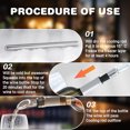 thumbnail image 5 of Wine Chiller Stick Wine Chilling Rod 3-in-1 Stainless Steel Wine Bottle Cooler Stick,Rapid Iceless Wine Chilling Rod with Aerator and Pourer,Wine Gift, 5 of 6