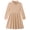 Oatmeal Beige, variant on Lanbubble Toddler Girls Long Sleeve Turtleneck Dress Ribbed Knit A Line Fall Winter Clothes 2-7 Years