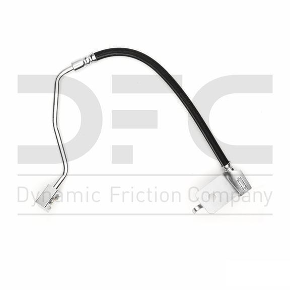 Rear Lower Left Dynamic Friction Company Brake Line Hose 350-54160 For 1996-1998 Ford Mustang