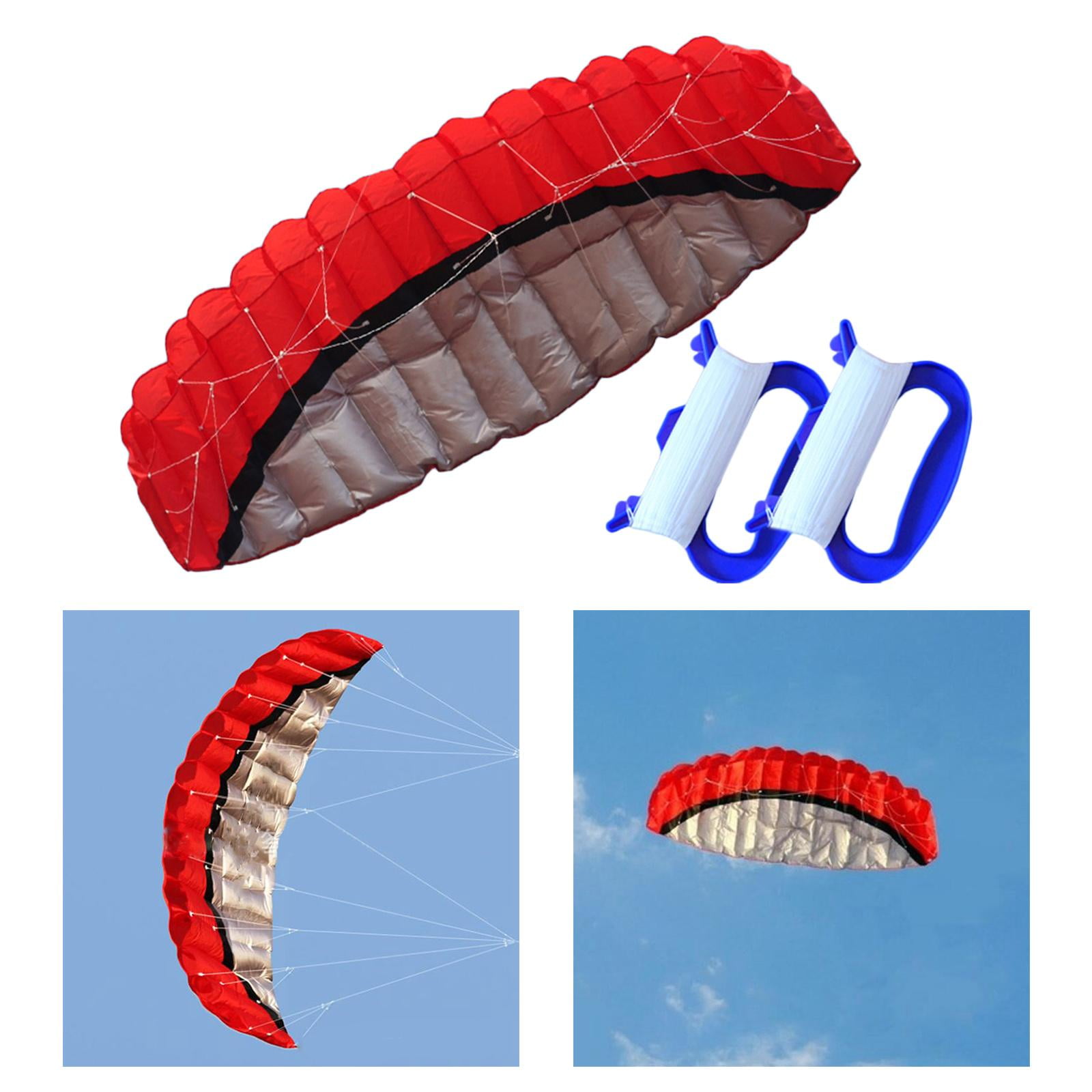 DimyFew 2.5 Line Kite, Seaside Beach Surfboard Flying Sport Parachute urfing Trainer Fly Red