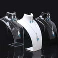 thumbnail image 5 of TureClos Acrylic Jewelry Necklace Pendant Earrings Mannequin Display Stand Organizer Holder, 5 of 8