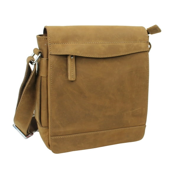 Vagarant Traveler TRIPPER - 9.5" Leather High Fashion Satchel Bag L72.BRN