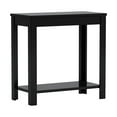 thumbnail image 3 of Minimalistic designed Wooden Chairside Table, Black, 3 of 8