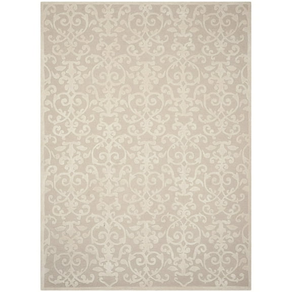 SAFAVIEH Glamour Jarred Floral Area Rug, Sand/Beige, 8' x 11'
