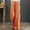L Orange, variant on Rhuody Womens Pants Summer High Waisted Cotton Linen Palazzo Pants Wide Leg Long Pant Trousers With Pocket Casual Trousers L White