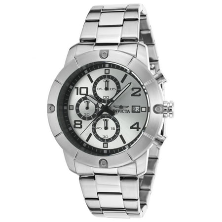 Invicta 17764 Men's Specialty Chronograph Stainless Steel Silver-Tone Dial Watch