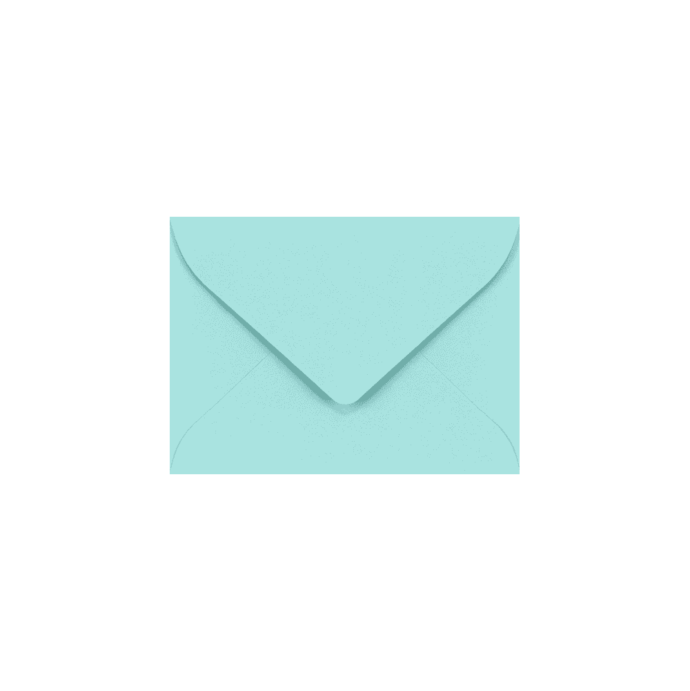 LUXPaper #17 Mini Gift Card Envelopes, 2 11/16 x 3 11/16, Seafoam, 1000/Pack