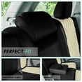 thumbnail image 5 of For 2011–2021 Jeep Grand Cherokee FH Group Neoprene Waterproof Custom Fit Car Seat Covers - Rear Beige, 5 of 6