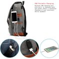 thumbnail image 3 of Vintage Laptop Backpack with USB Charging Port, Stylish Water Resistant, 3 of 5