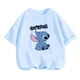 thumbnail image 2 of Conjunto de camiseta para niños, camiseta de dibujos animados de Disney Lilo Stitch, camiseta de manga linda de Stitch, camiseta gráfica Y2k, traje de camión para niñas y niños, 2 of 5