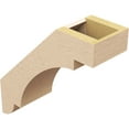 thumbnail image 5 of Ekena Millwork 5"W x 14"D x 14"H Aspen Rough Cedar Woodgrain TimberThane Knee Brace, Primed, 5 of 6