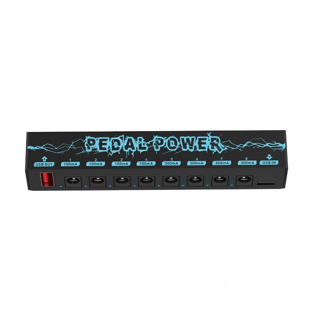 Guitar Effect Pedal Power Supply 8 Independent Outputs Suitable for 9V Pedal