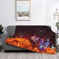 thumbnail image 5 of Lsque The Binding of Isaac Print Flannel Throw Blanket, Ultra-soft Blanket for Bed, Couch, Car, Hypoallergenic Anti-pilling blanket-80"x60", 5 of 8