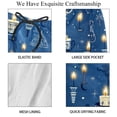 thumbnail image 4 of luoweisi Men's Beach Shorts Quick Dry Swim Trunks with Mesh Lining Candle L, 4 of 5