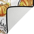 thumbnail image 5 of SKYSONIC 72x48in Thanksgiving Pumpkin Area Rug, Yellow Leaves Non-Slip Floor Carpet for Indoor Living Dining Room and Bedroom Area, 5 of 7