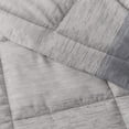 thumbnail image 6 of Noble Linens 2-Piece Gray Ombre Print Comforter Set, Twin/TwinXL, 6 of 9