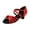Red, variant on Sopiago Girls Latin Dance Shoes Low Heels Tango Salsa Ballroom Shoes for Girls Red,2.5 (Little Kid/Big Kid)