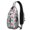 Grey-53, variant on Crossbody Sling Backpack for Women Men Sea Cute Octopus and Whale Shark Shoulder Sling Crossbody Casual Chest Bag for Travel Sports Running Hiking