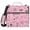 Doodle Love Hearts Crowns, variant on 3 Ring Zipper Binder with Shoulder Strap Waterproof Trapper Keeper 2 Inch D-Ring 500 Sheets Capacity Pastel Cute Hearts and Ribbons