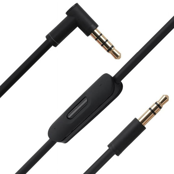 Remote Talk Audio Cable for Studio Headphones(Black)