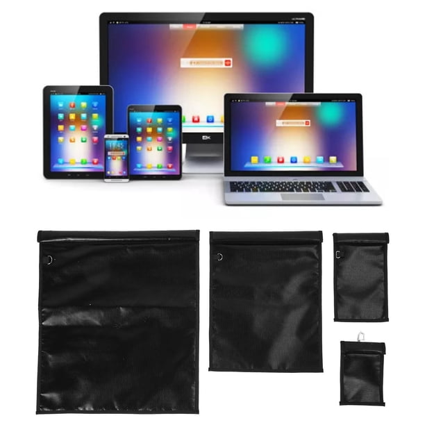 Protector de llavero Faraday bolsa Faraday de 4 piezas para tabletas portátiles