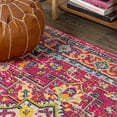 thumbnail image 5 of JONATHAN Y MODERN PERSIAN Brooklyn Geometric Medallion Runner Rug, 2 x 8, Red/Pink, 5 of 9