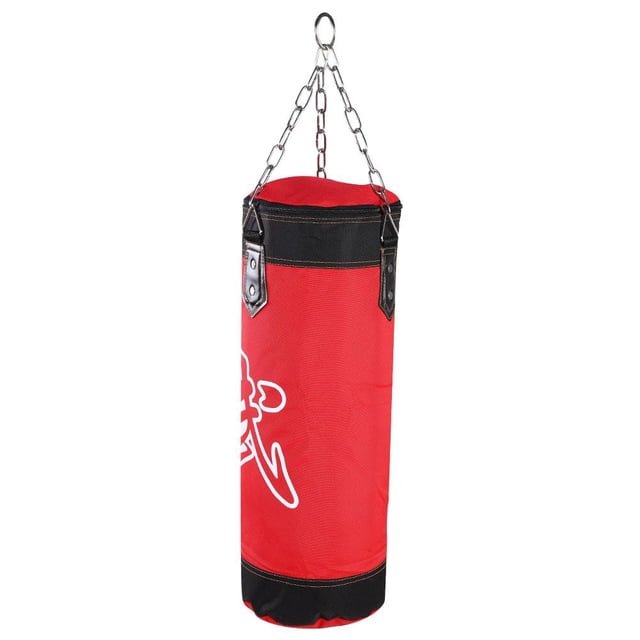 Peahefy Sac de Frappe Vide,Sac de Sable,Sac de Frappe Vide d'Entraînement de Boxe avec Crochet, Sac de Sable à Coup de Pied pour Combat de Karaté, Sac de Sable de Frappe, Sac de Sable