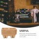 thumbnail image 3 of unbranded 50Ud Portavasos Para Café De Resistente En Color Marrón Claro Para 2 Bebidas Con Estable, 3 of 6