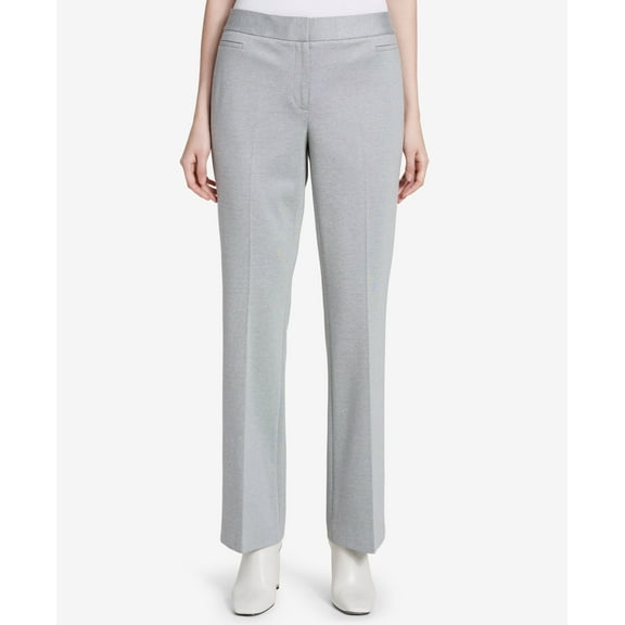 Calvin Klein Straight Leg Pants Silver 4