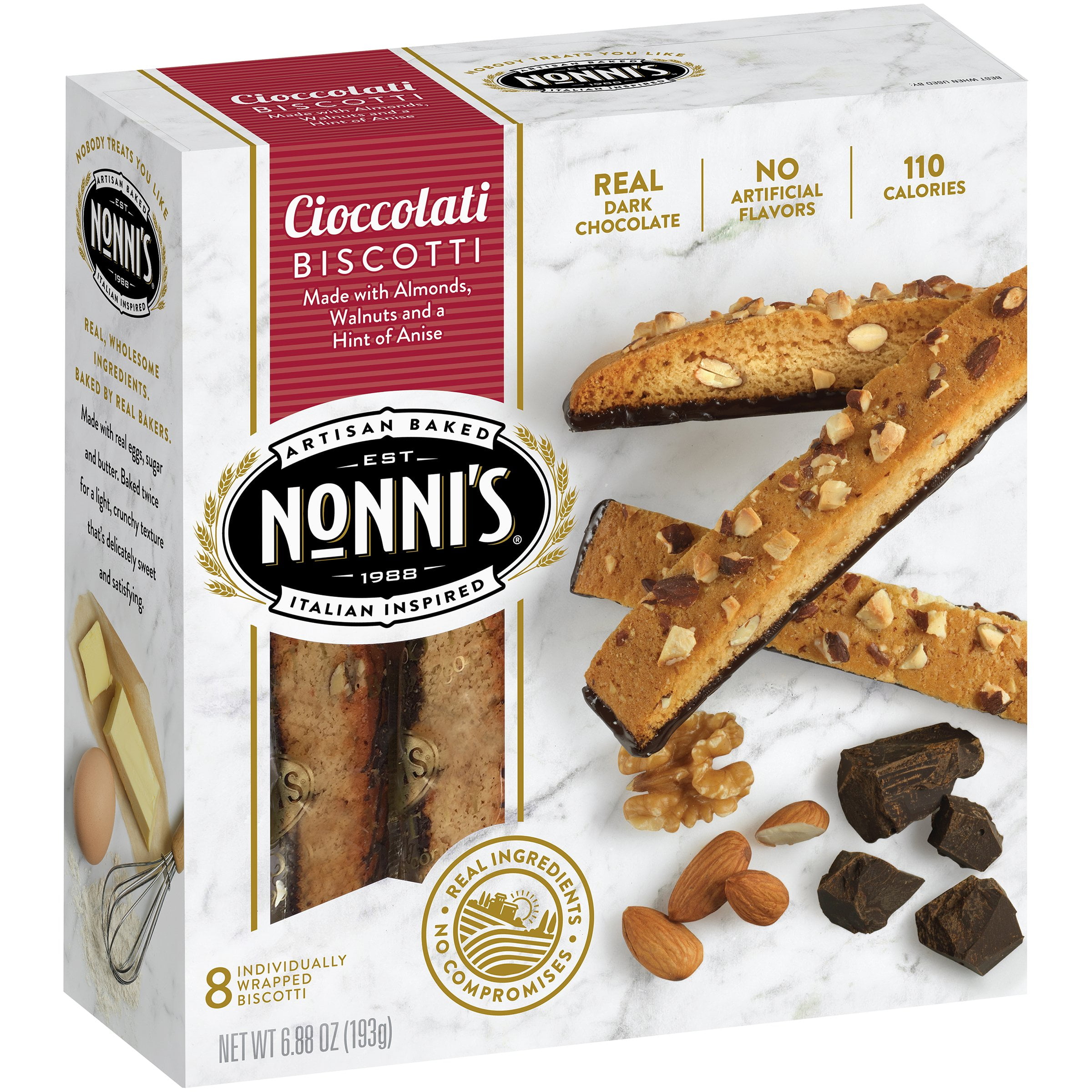 Nonni's Cioccolati Biscotti, 6.88 oz by Nonni’s Foods LLC