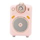 thumbnail image 5 of Altavoz inteligente Radio FM con micrófono Entrada de reproducción de tarjeta de memoria portátil Pequeño rosa retro para regalo, 5 of 14