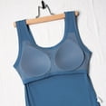 thumbnail image 5 of Women Thermal Tank Tops Thermal Fleece Lined Underwear Tops Warm Thermal Shirts Thermal Vest Sleeveless Camis Blue XL, 5 of 7