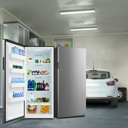 SMETA 33 inch All Refrigerator in Stainless Steel 21 Cu ft Right Door Fridge