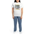 thumbnail image 4 of CafePress - Training Tiny Humans Pajamas - Women's Short Sleeve Print T-Shirt and Pants Light Cotton Pajama Set, 4 of 7