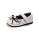thumbnail image 4 of Pisos Negros con Zapatos de Moda de Princesa de Suela Suave de Chicas de Arco con Correa, 4 of 9