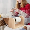 thumbnail image 6 of Yarn Ball Holder Multifunctional Wood Yarn Rack for Knitting Craft Equipment S 13x6x9cm, 6 of 8
