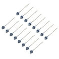 thumbnail image 2 of 50pcs Blue Fruit Berry Holly Flor artificial Pick Christmas DIY Decoración para el hogar Adorno (12 mm), 2 of 5