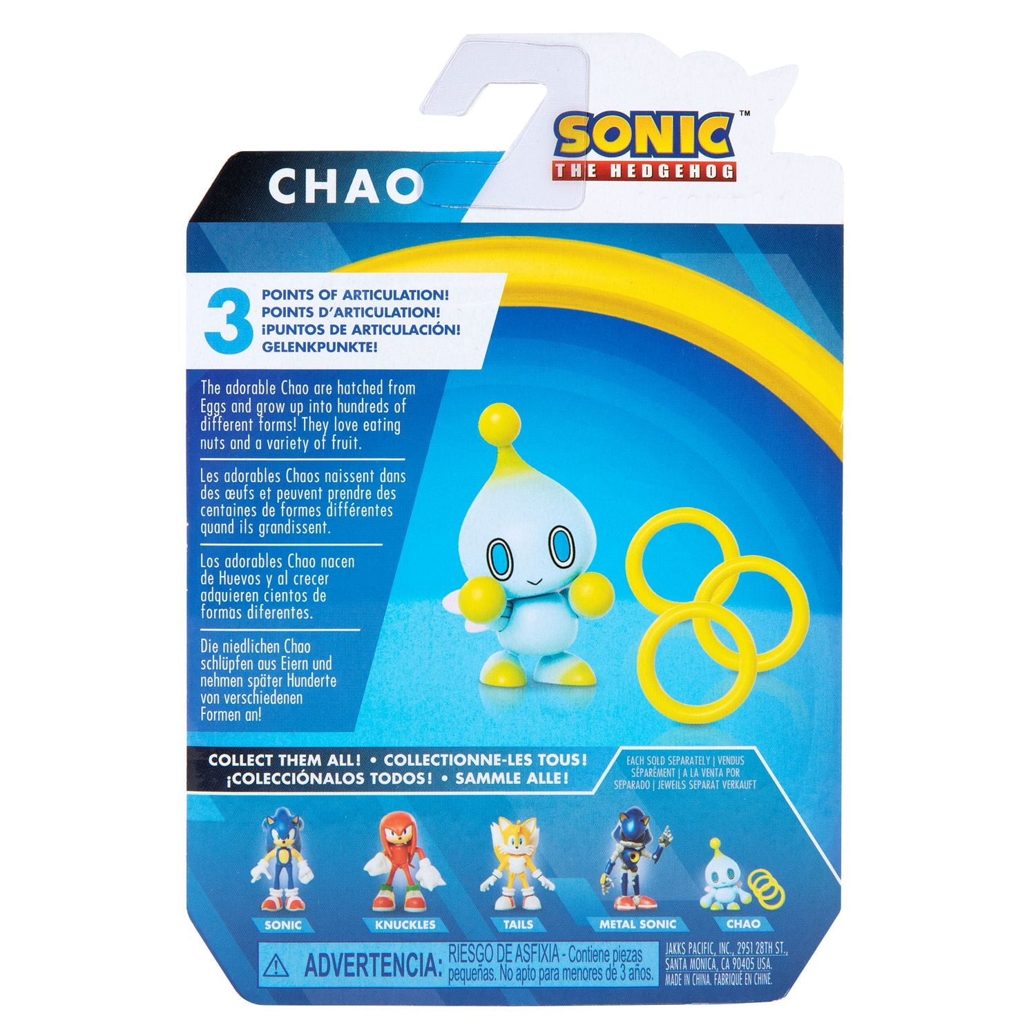 Figurines de Sonic 2,5 pouces - Chao