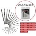 thumbnail image 4 of 10/25pcs High Speed Steel Mini Drill mini drill Kit HSS Micro Drill Bit Twist Set Woodworking Wood Tool, 4 of 9