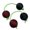 Black red, variant on WIND LAND Sand Globe Kashaka Rhythmic Globe Aslatuas Kashaka Instrument Rhythmic Globe