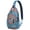 Psychedelic, variant on Sushi Japanese Food Sushi Roll Kawaii Sushi Party Cartoon Lightweight Sling Backpack for Travel and Outdoor Activities Durable Multipurpose