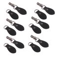 thumbnail image 1 of Rongfmy 6 Set Sew on Black Leather Buckle for Purse Handmade Craft Decor DIY, 1 of 7