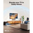 thumbnail image 2 of ULTIMEA 190W 2.1 Soundbar with Dolby Atmos,3D Surround Sound System with Subwoofer for TV,Home Theater Bluetooth Speakers, 2 of 18