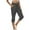 #0210-Dark Gray, variant on Karight Capri Pants for Women Drawstring High Waisted Capri Joggers Lightweight Casual Crop Wide Leg Yoga Pants with Pockets