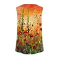 thumbnail image 5 of Gamivast Womens Tank Tops Square Neck Summer Loose Fit Casual Basic Tee Shirts Fashion Print Flowy Sleeveless Shirts Trendy Tunic Tops M Camisas Para Mujer, 5 of 6